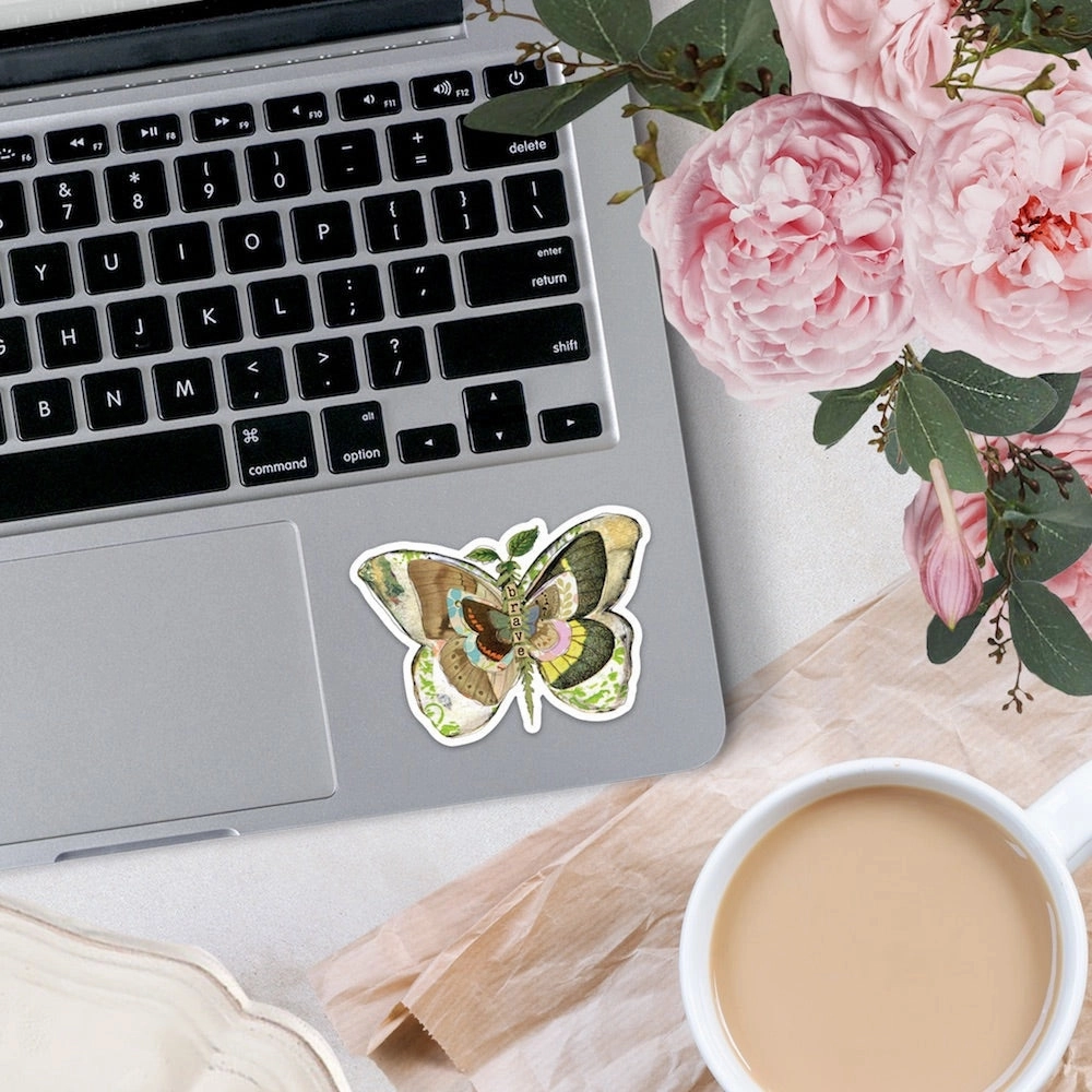 narrow wholesale Brave Vinyl Sticker