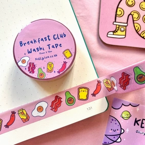 Breakfast Food Washi Tape classic daily