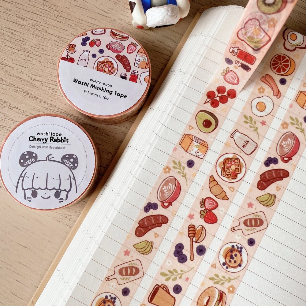 Breakfast Washi Tape gift