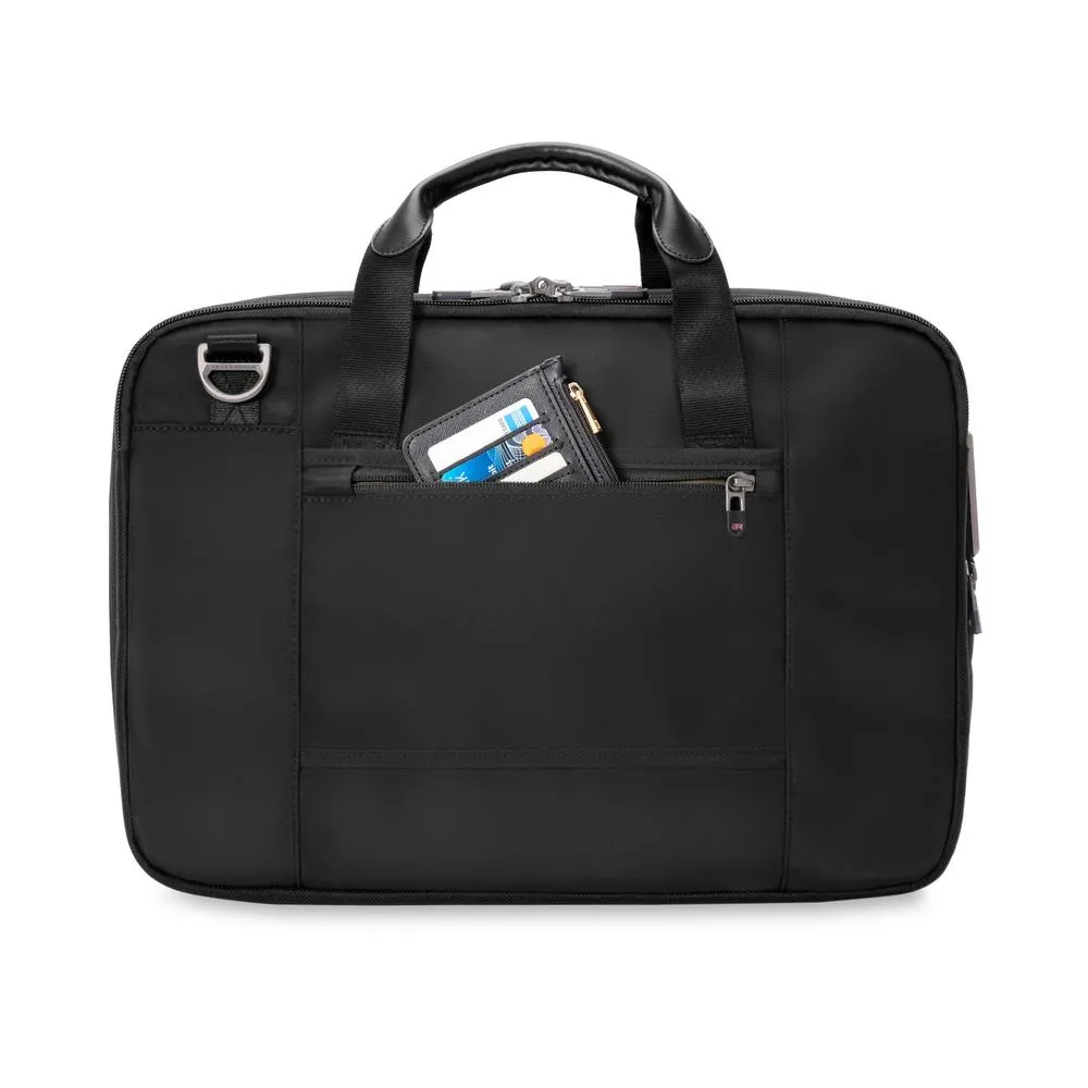Briggs & Riley Recycelte Day Bag Slim Erweiterbare Aktentasche Briggs-Riley