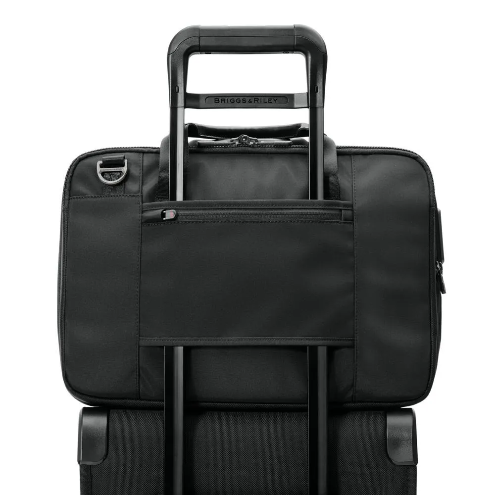 Briggs & Riley Recycelte Day Bag Slim Erweiterbare Aktentasche Briggs-Riley