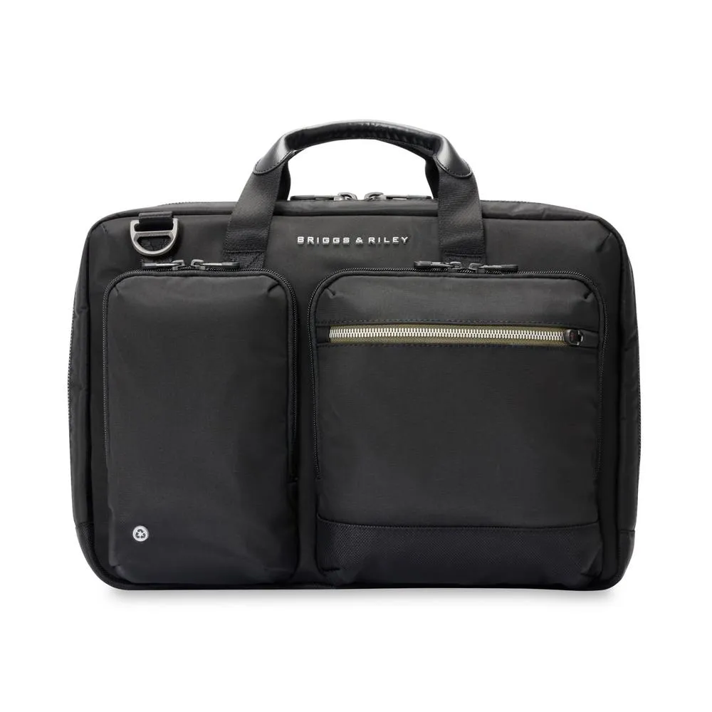Briggs & Riley Recycelte Day Bag Slim Erweiterbare Aktentasche Briggs-Riley