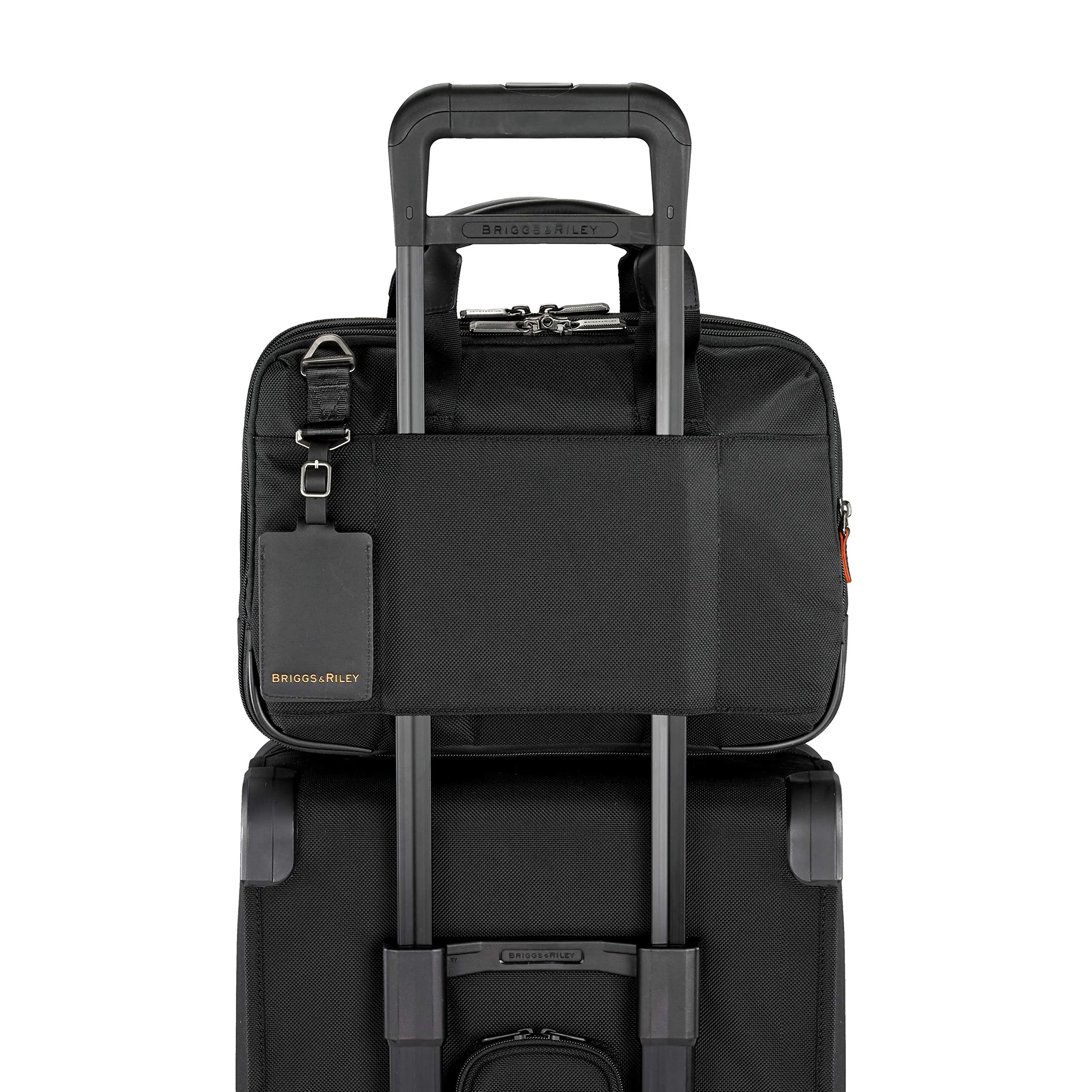 Briggs & Riley @work Medium Aktenkoffer mit Lederapplikationen Briggs-Riley
