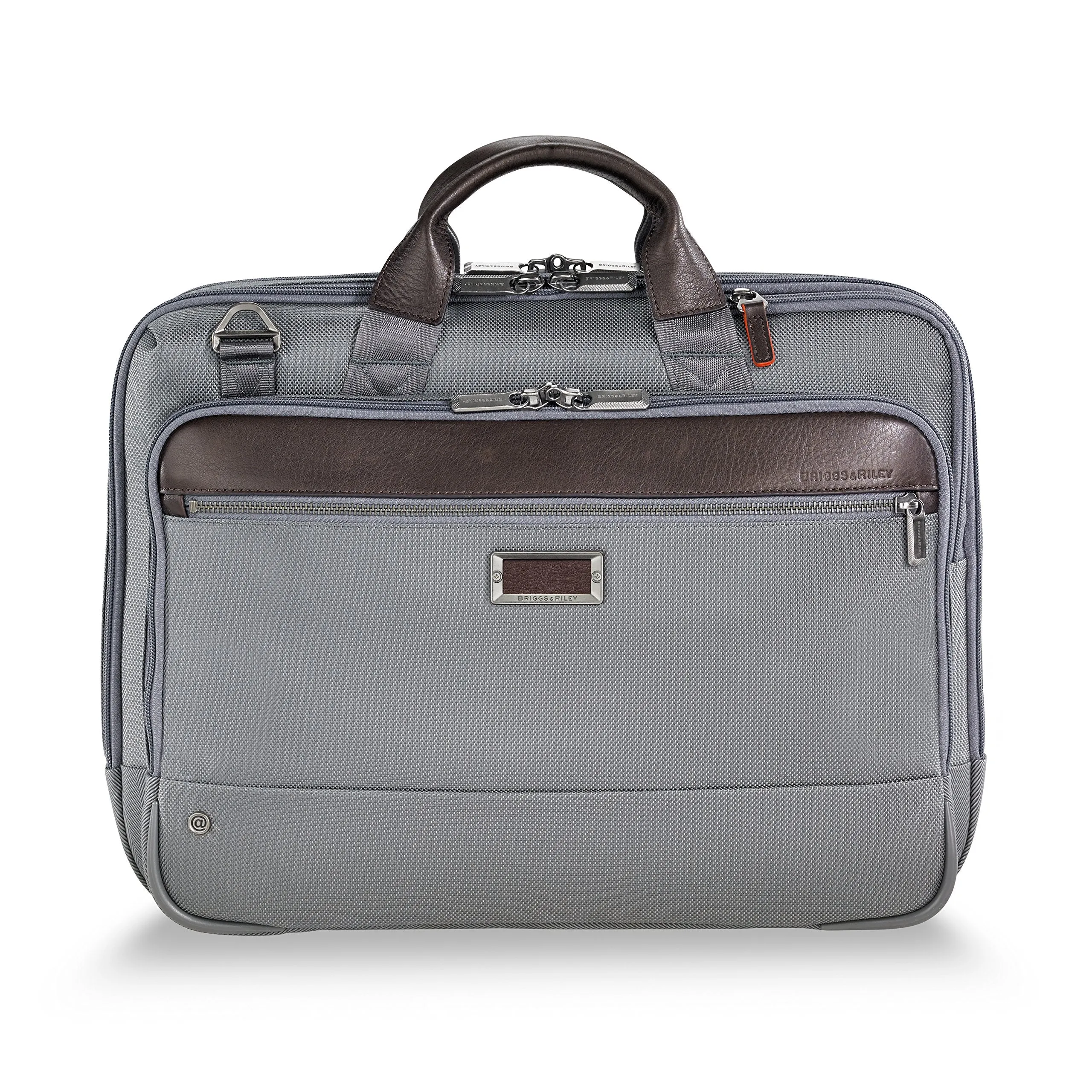 Briggs & Riley @work Medium Aktenkoffer mit Lederapplikationen Briggs-Riley