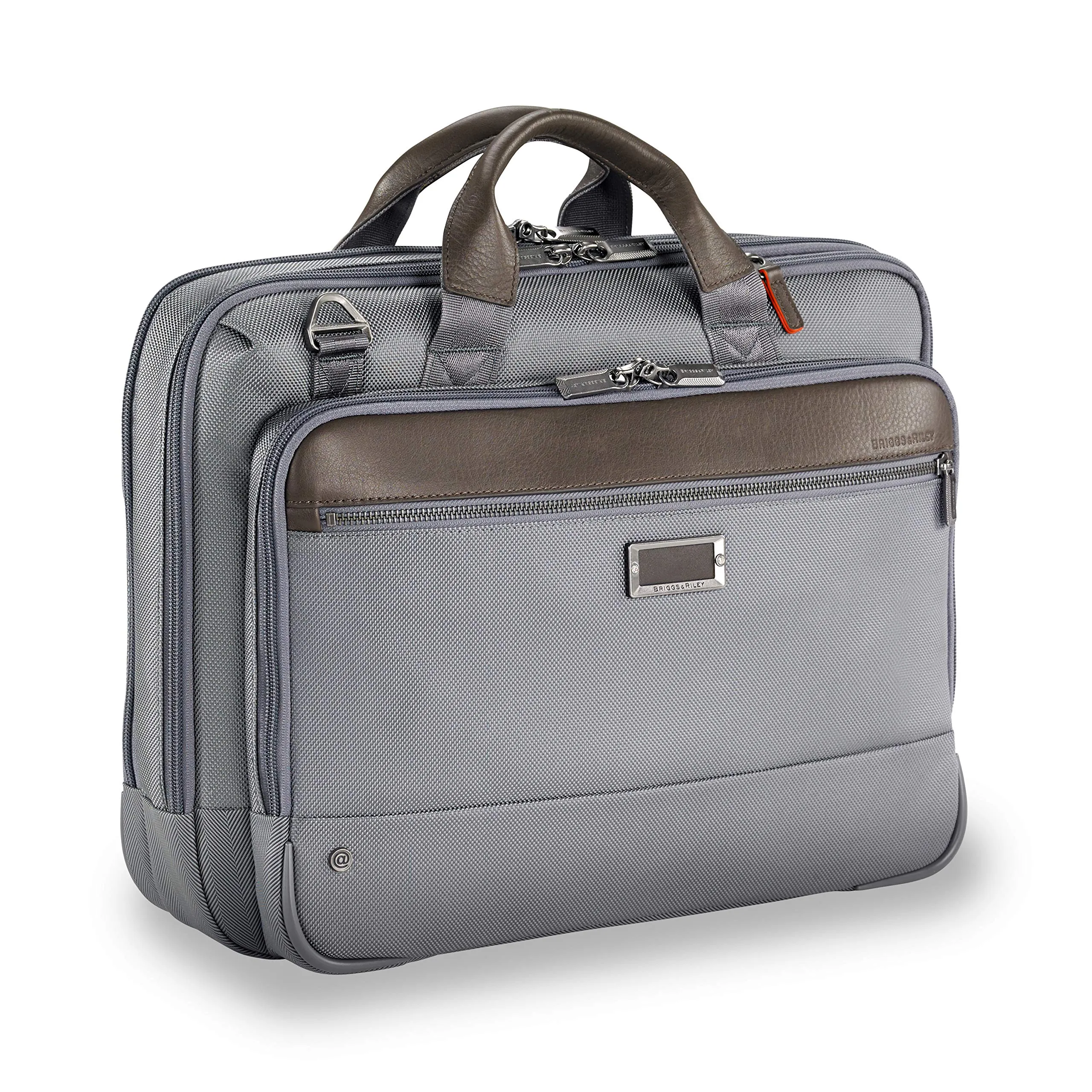 Briggs & Riley @work Medium Aktenkoffer mit Lederapplikationen Briggs-Riley