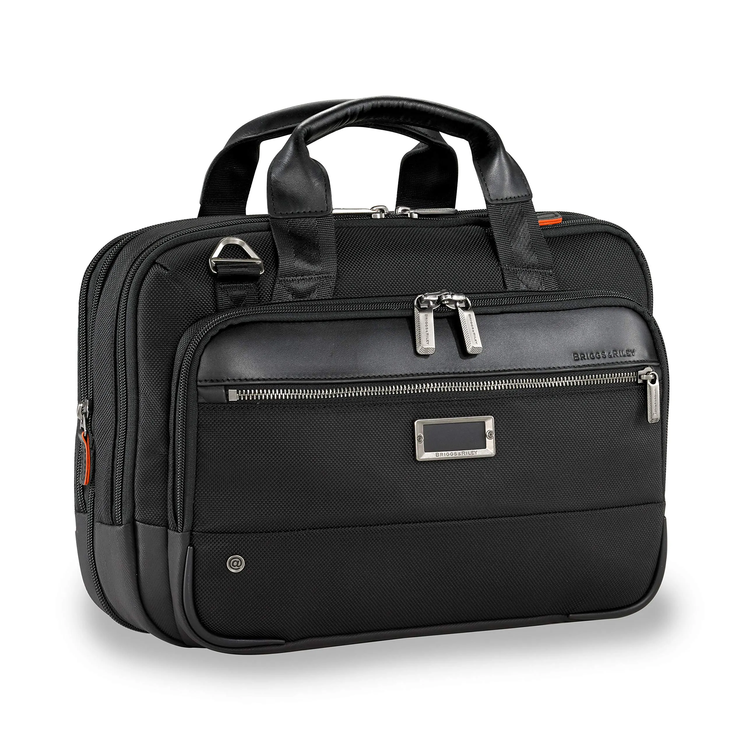 Briggs & Riley @work Medium Aktenkoffer mit Lederapplikationen Briggs-Riley
