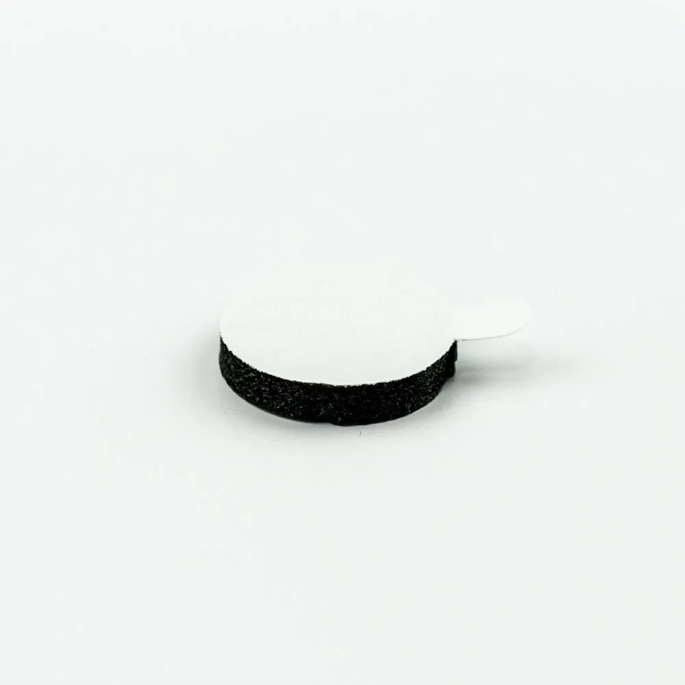 matte soft Black Foam Dots With Easy Release Tab 3/4" X 1/8" - 500Pk