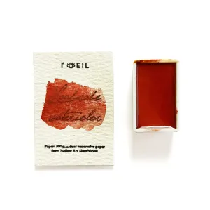 Selenium Red Pr108 - Artist Grade Handmade Honey Based Watercolor Paint Full Pan 3.2Ml everyday