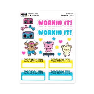 Workin' It (Out) Planner Stickers maxi