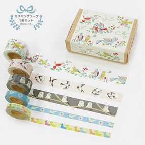 Birds Mini Washi Matchbox (5 Rolls) wholesale