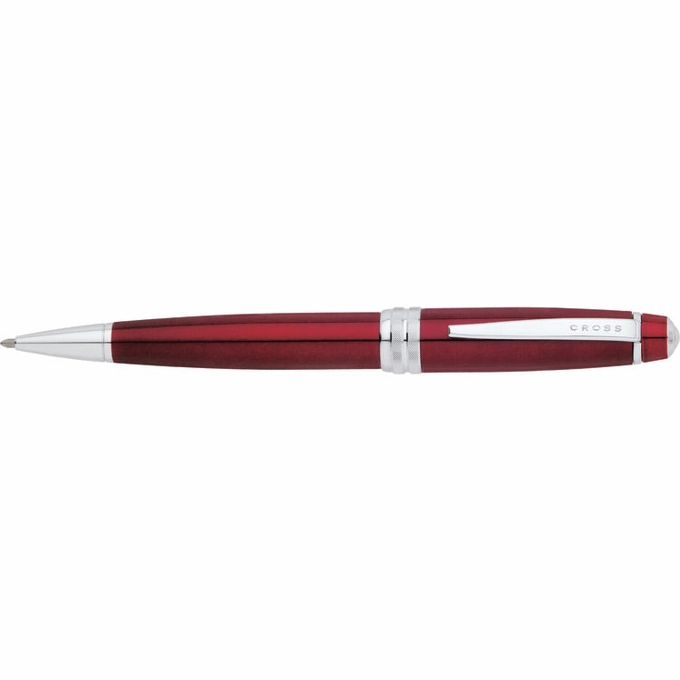Cross Bailey Red Lacquer Ballpoint Pen exclusive glass