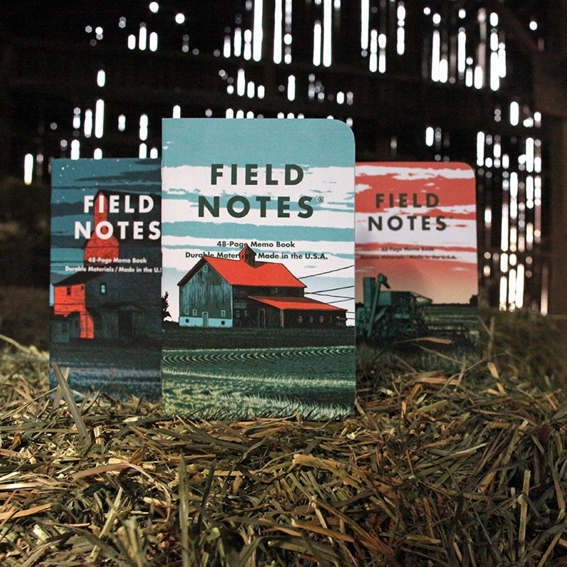 Field Notes Heartland Memo Notebooks (Set Of 3) plastic recycled