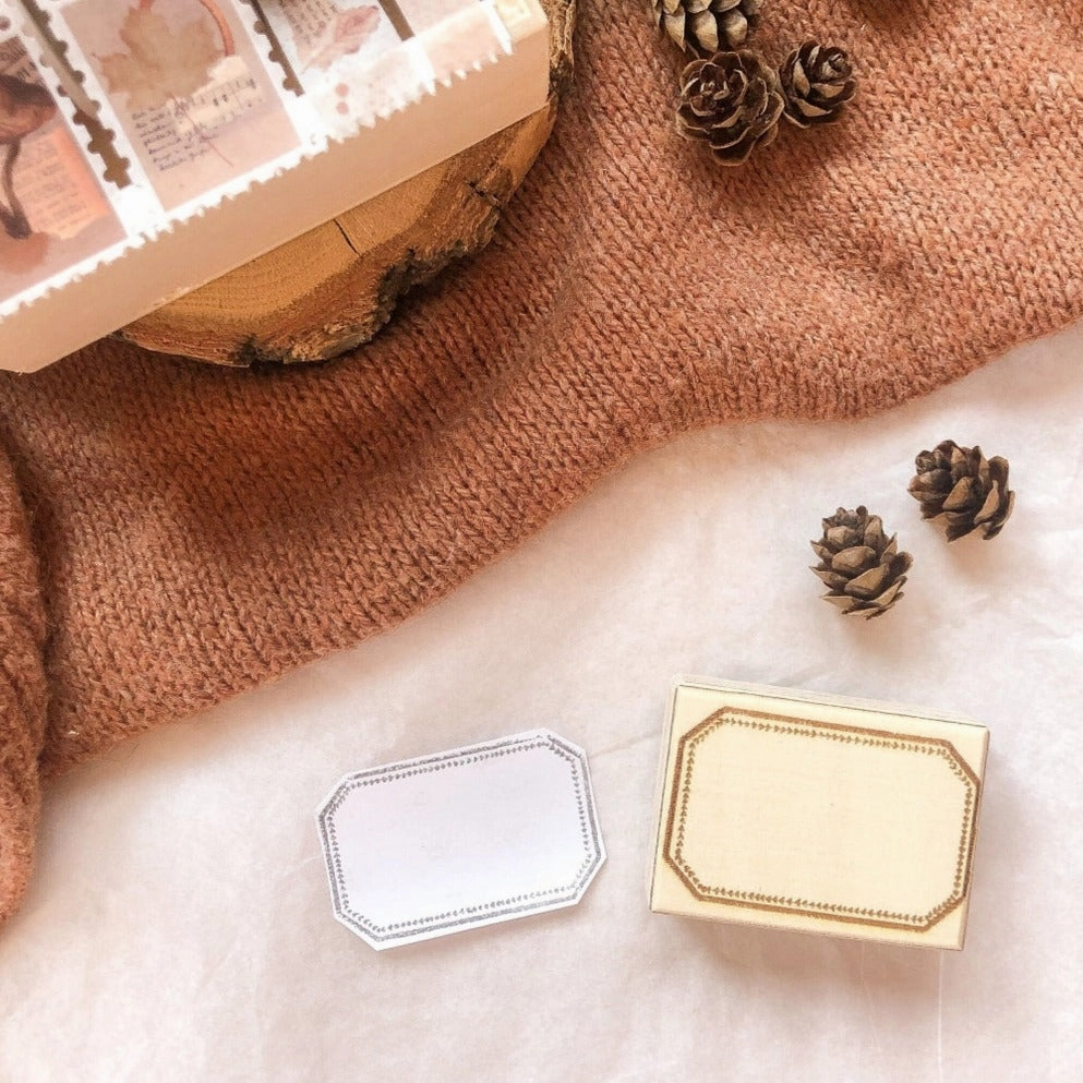 Lil Label Rubber Stamp musthave boxed