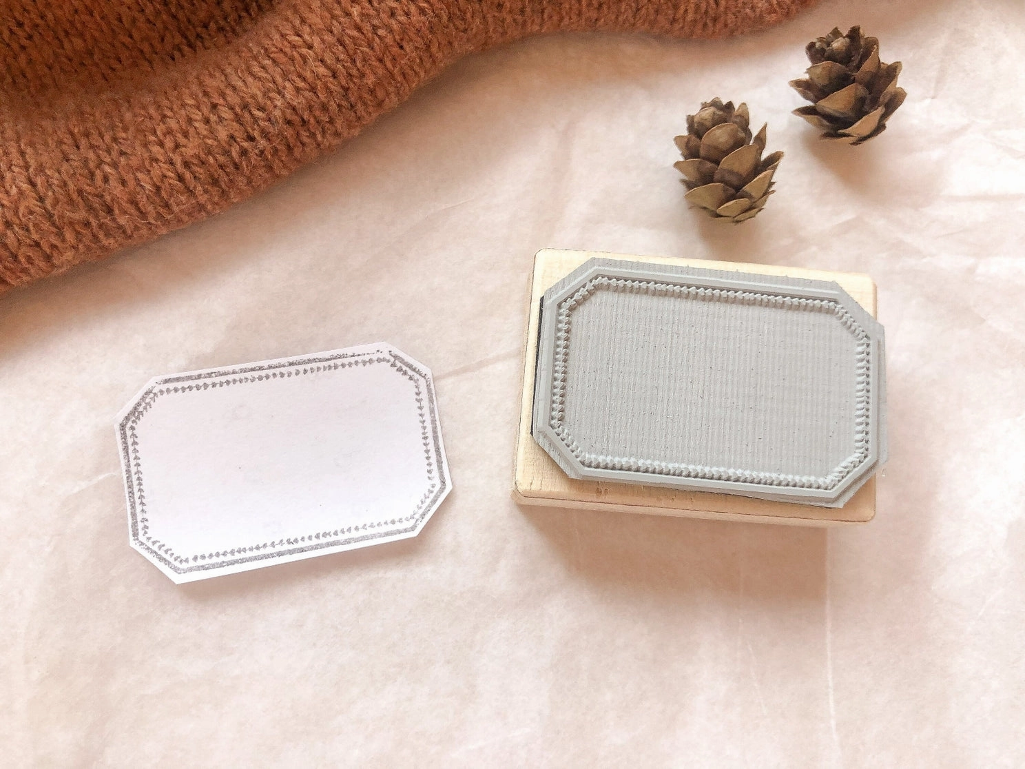 Lil Label Rubber Stamp bold essential