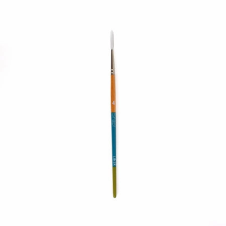 Snap! Paintbrush  Liner, White Synthetic organic