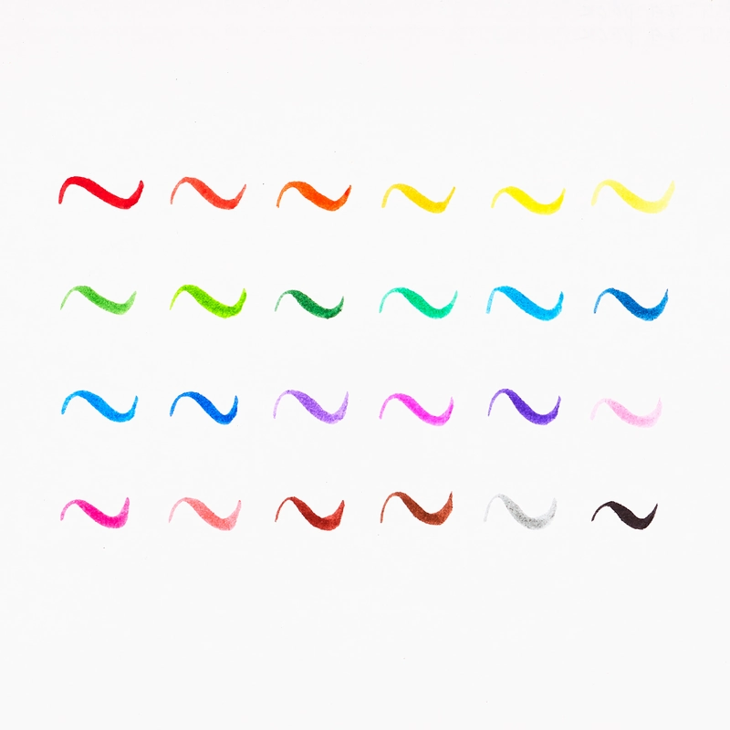 Brilliant Brush - 24 Brush Tip Markers