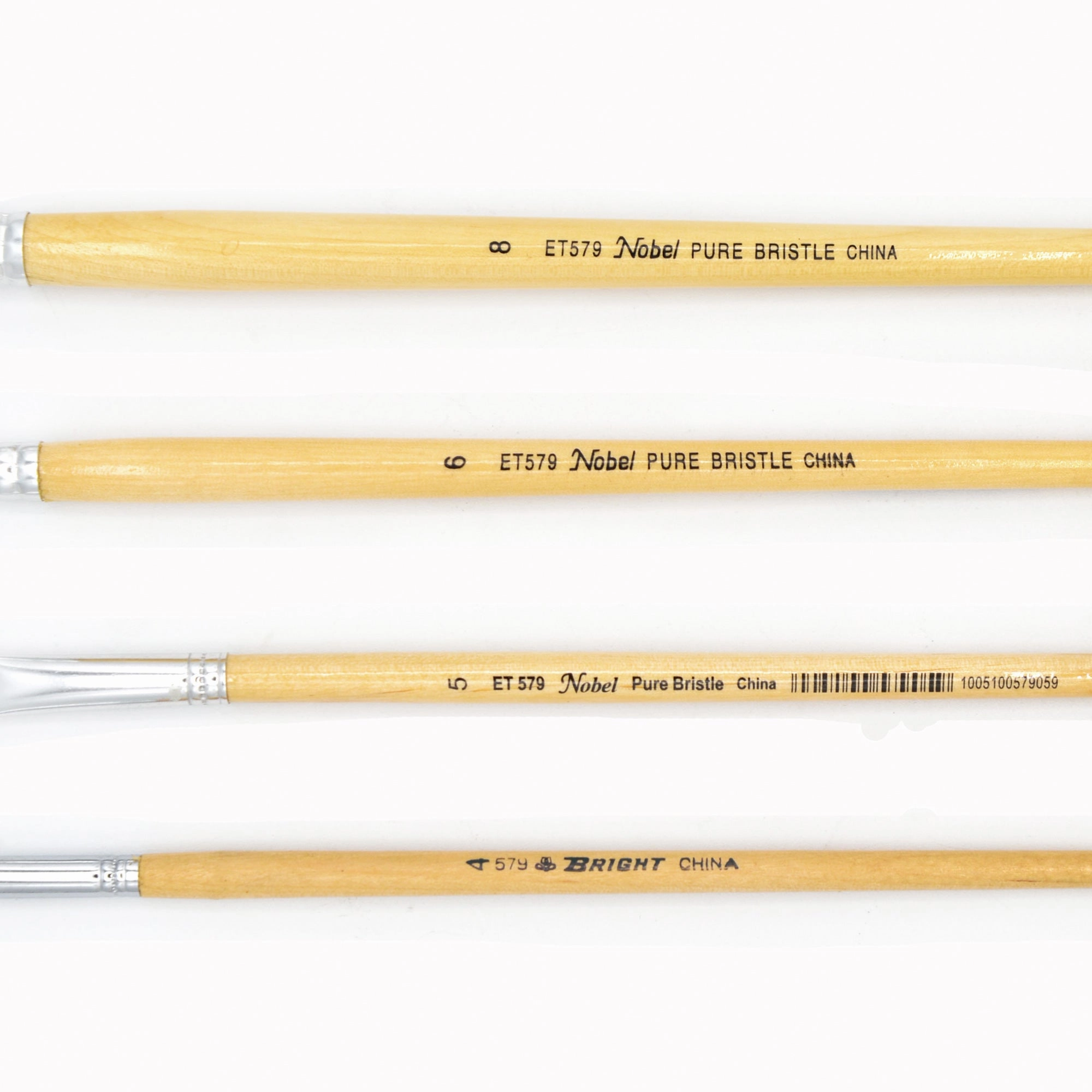 earthy ceramic Bristle Brushes, Set Of 4