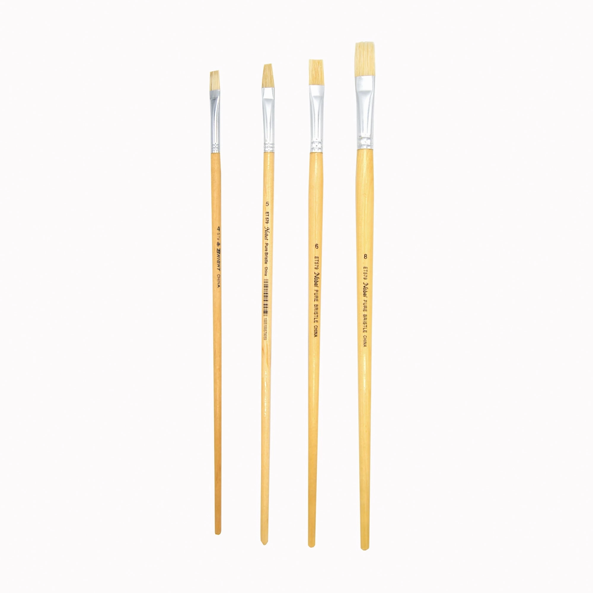 Bristle Brushes, Set Of 4 organic recycled