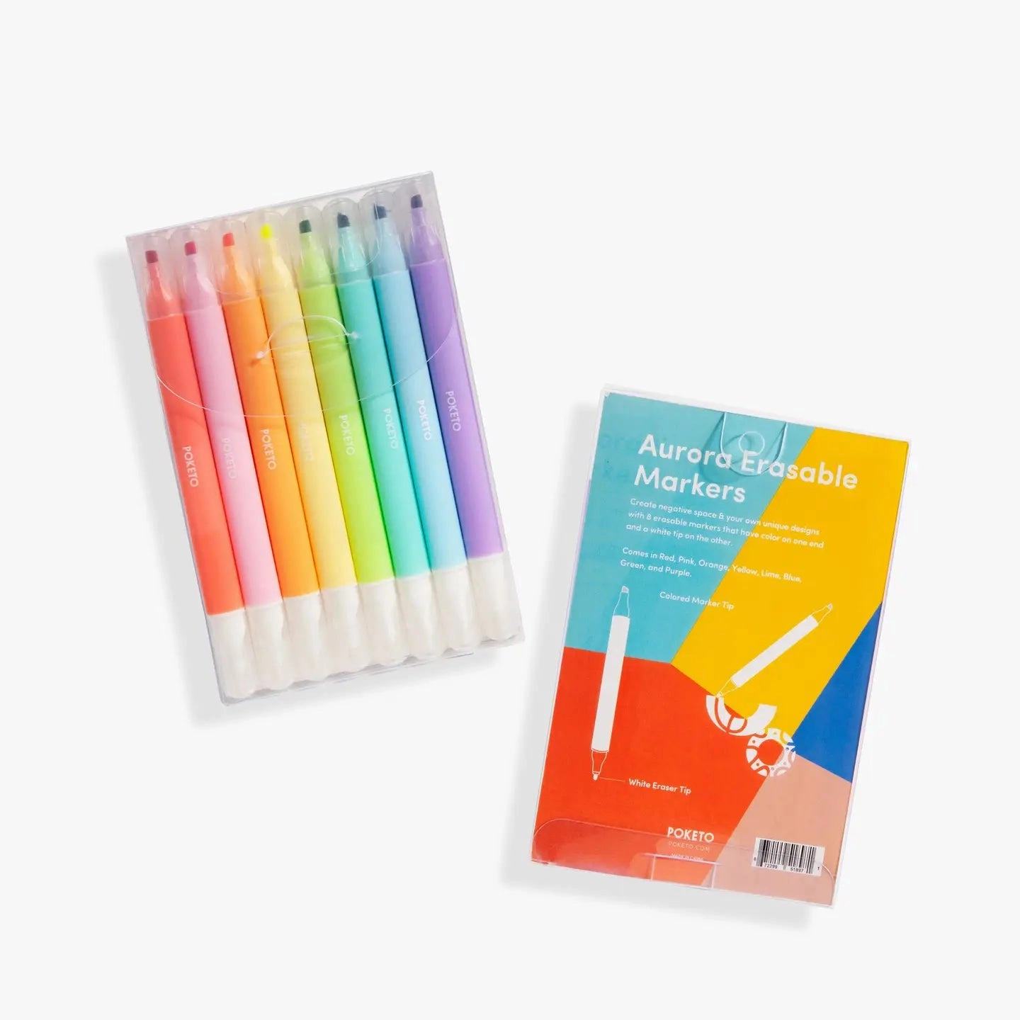 superior solid Aurora Erasable Markers (Set Of 8)