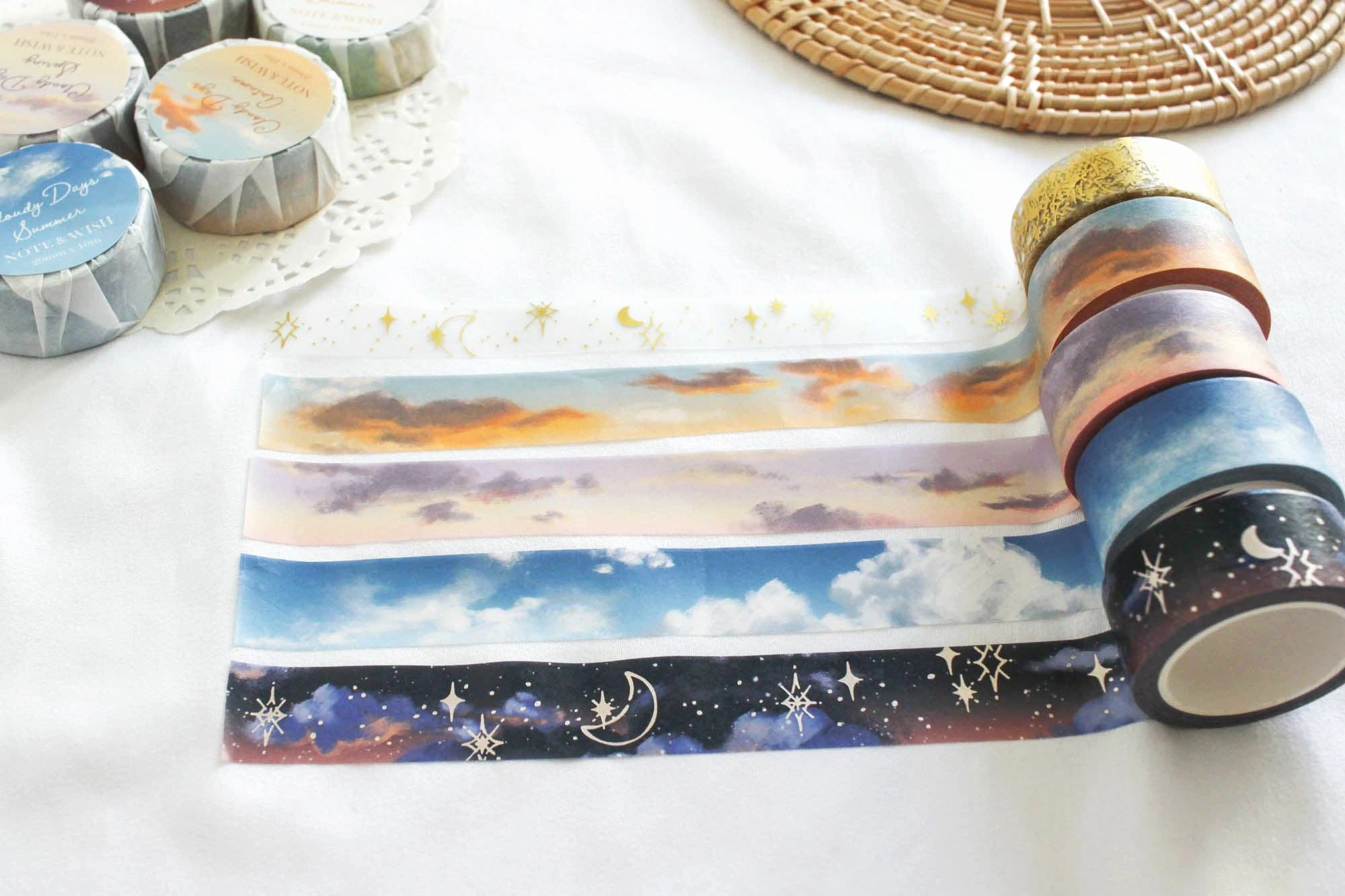 Cloudy Days Spring Washi Tape popular heatproof