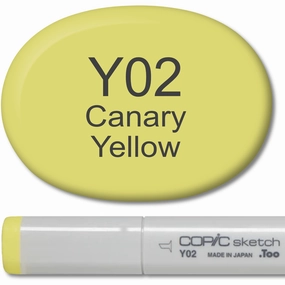 modern bundle Copic Sketch Marker - Y02 Canary Yellow