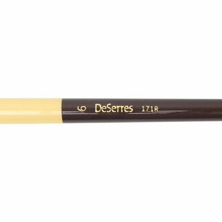Bronze Long-Handled Synthetic Brush - Round exclusive minimalist