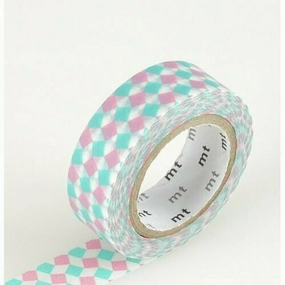 Mt Washi Tape Square Pink expandable ceramic