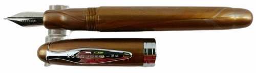 tiny modern Noodler'S Ink Ahab Midas Pearl Flex Fountain Pen