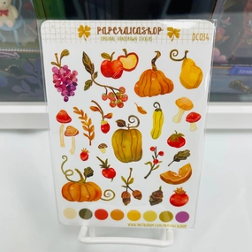 versatile Paperaicashop Autumn Harvest Planner Sticker