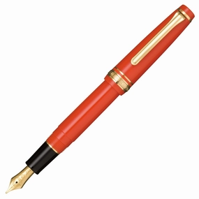 Sailor Pro Gear Slim Red & Gold Fountain Pen essential