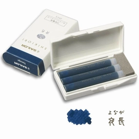 muted Sailor Shikiori Fountain Pen Ink Cartridges - Yonaga