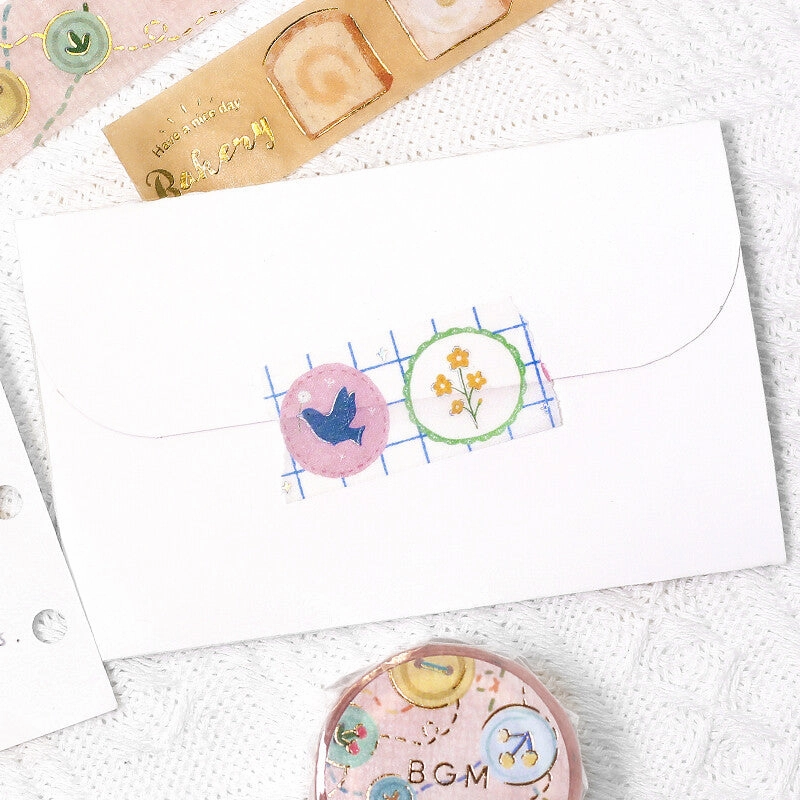 Brooch Washi Tape luxury flat