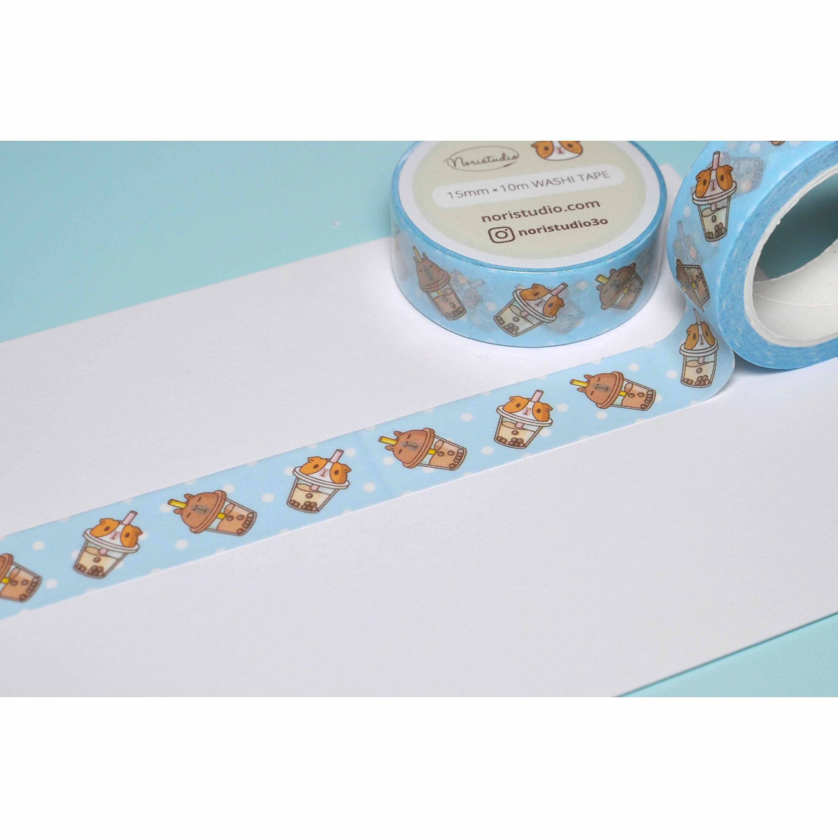 Bubu And Moonch Bubble Tea Washi Tape budget shockproof