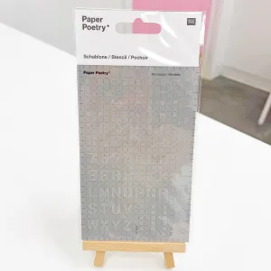 antislip adjustable Journaling Stencil Letters