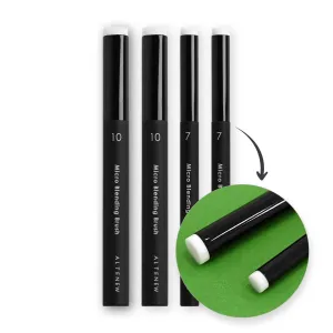 latest professional Micro Blending Brush Set (Flat Bristles)