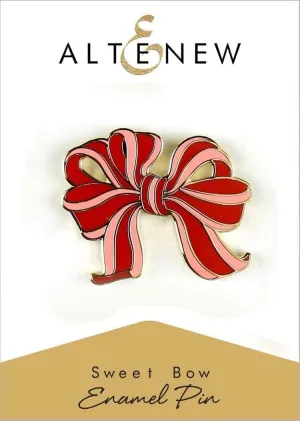 Sweet Bow Enamel Pin ceramic bold