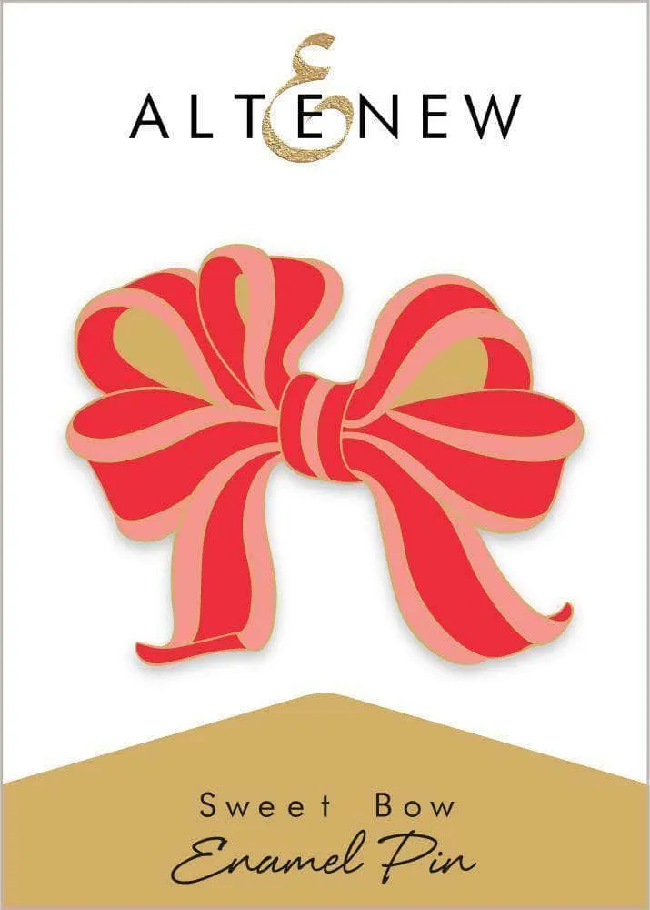 bronze tiny Sweet Bow Enamel Pin