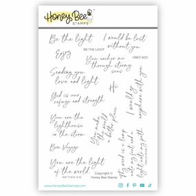 Be The Light - 4X6 Stamp Set exclusive superior