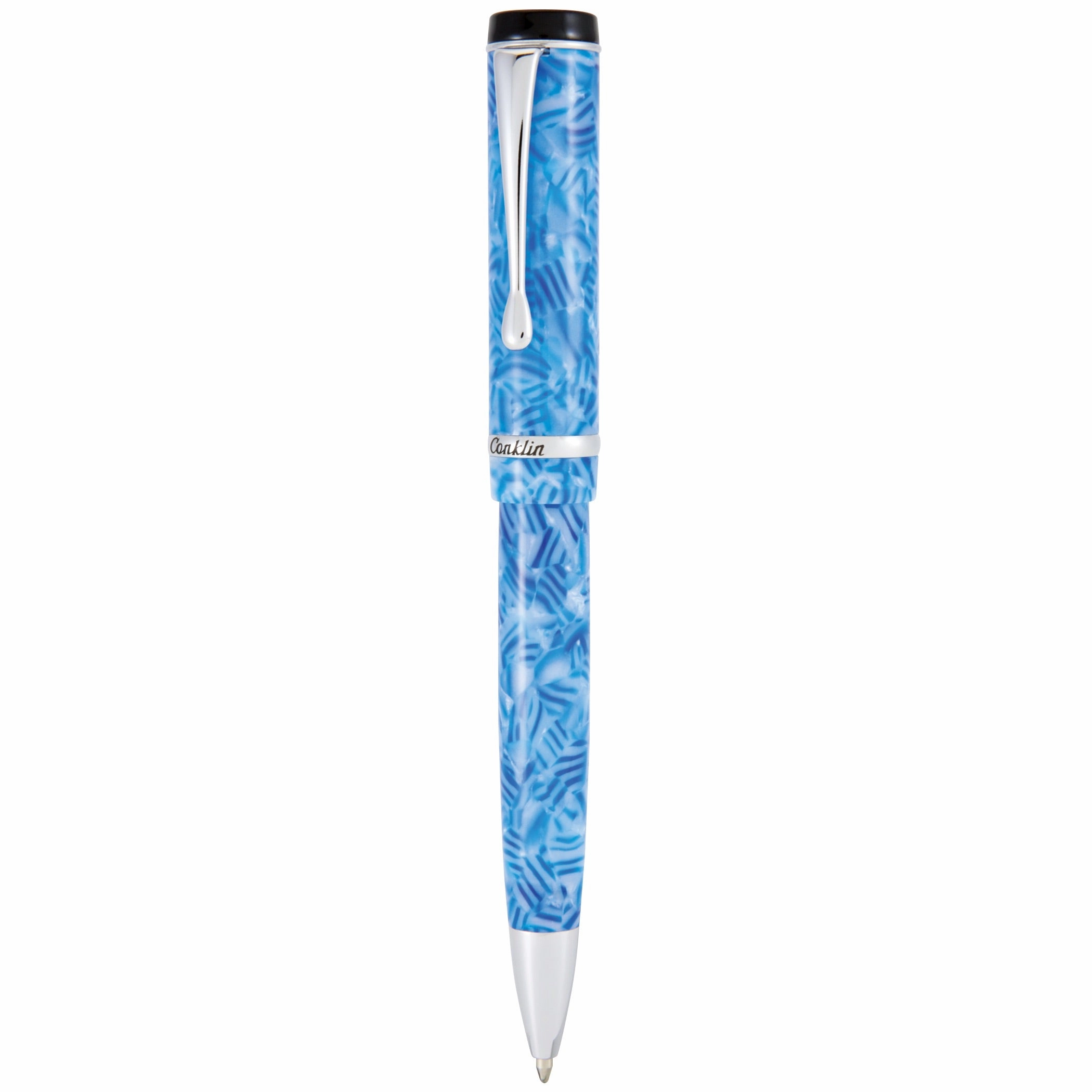 Conklin Duragraph Ice Blue Ballpoint Pen fiber resin