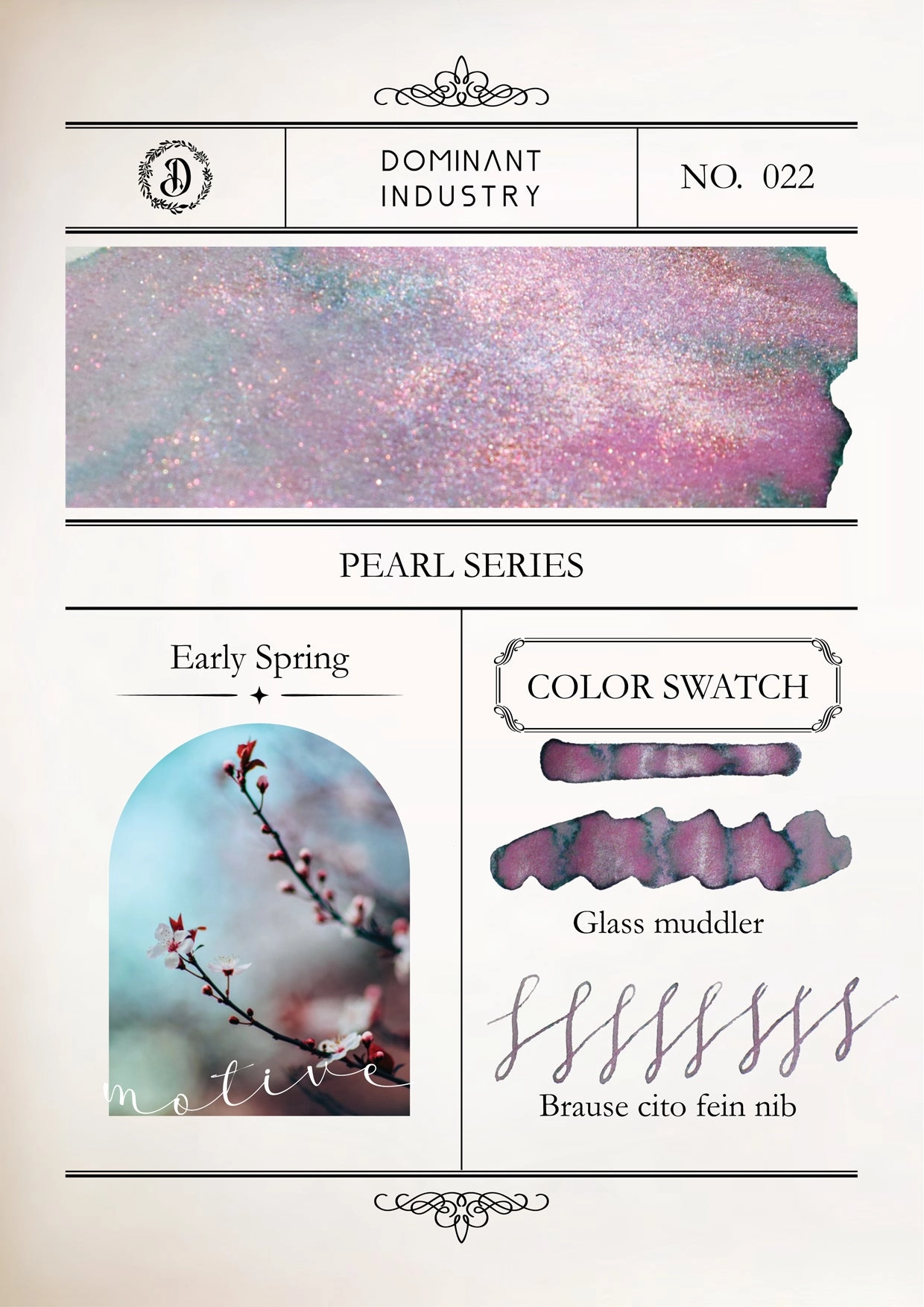 Dominant Industry Pearl Ink 25Ml - Early Spring original