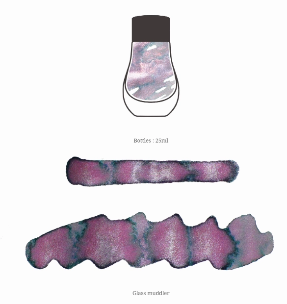 Dominant Industry Pearl Ink 25Ml - Early Spring heatproof paper