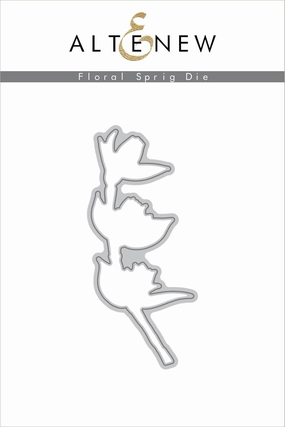 tiny glass Floral Sprig Die