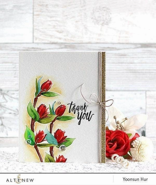 Floral Sprig Die premium stackable