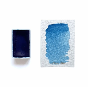 Milori Blue Pb27 - Artist Grade Handmade Honey Based Watercolor Paint Full Pan 3.2Ml waterproof lightweight