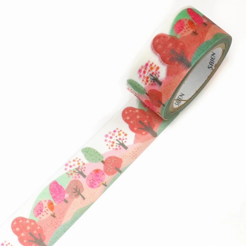 classic Saien Washi Tape - Spring Mountains