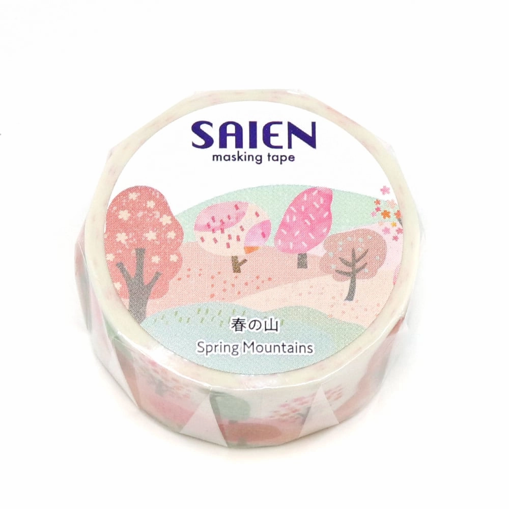 economical Saien Washi Tape - Spring Mountains