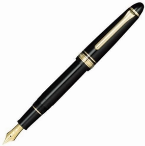 manual heatproof Sailor 1911 Standard Black/Gold Fountain Pen