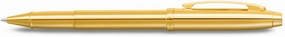 Sheaffer 100 Glossy Pvd Gold With Pvd Gold Trim Rollerball Pen handy