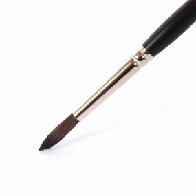 short Softaqua Synthetic Paintbrushes  Round