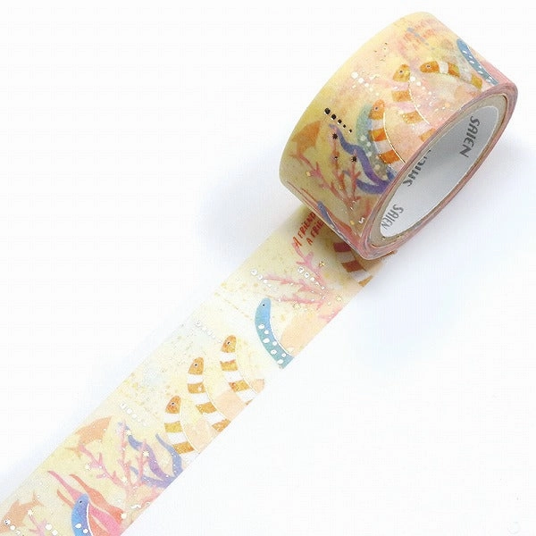 adjustable bright Spotted Garden Eel Washi Tape